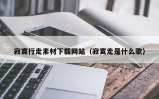 琼中寂寞行走素材下载网站（寂寞走是什么歌）
